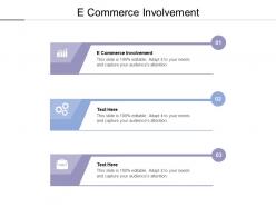 E commerce involvement ppt powerpoint presentation pictures ideas cpb