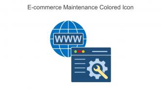 E Commerce Maintenance Colored Icon In Powerpoint Pptx Png And Editable Eps Format