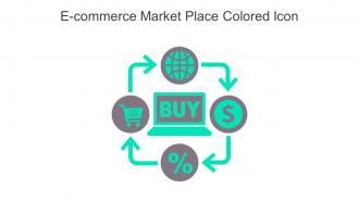E Commerce Market Place Colored Icon In Powerpoint Pptx Png And Editable Eps Format