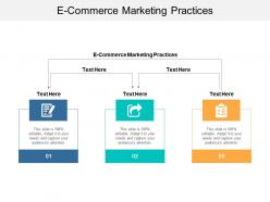 E commerce marketing practices ppt powerpoint presentation show designs download cpb