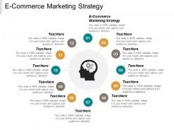 E commerce marketing strategy ppt powerpoint presentation infographics influencers cpb