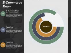 E commerce mean ppt powerpoint presentation file guide cpb
