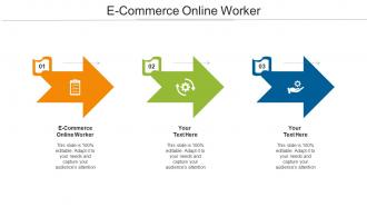 E Commerce Online Worker Ppt Powerpoint Presentation File Graphics Pictures Cpb