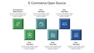 E commerce open source ppt powerpoint presentation icon brochure cpb