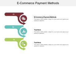 E commerce payment methods ppt powerpoint presentation show infographic template cpb