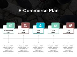 E commerce plan ppt powerpoint presentation gallery aids cpb
