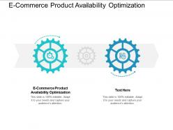 E commerce product availability optimization ppt powerpoint presentation portfolio shapes cpb
