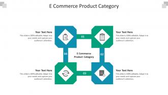 E commerce product category ppt powerpoint presentation outline information cpb