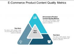 E commerce product content quality metrics ppt powerpoint presentation ideas information cpb