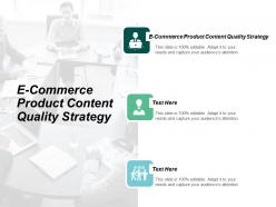E commerce product content quality strategy ppt powerpoint presentation infographic template show cpb