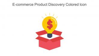 E Commerce Product Discovery Colored Icon In Powerpoint Pptx Png And Editable Eps Format