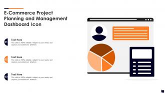 E Commerce Project Planning And Management Dashboard Icon