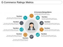 E commerce ratings metrics ppt powerpoint presentation file demonstration cpb