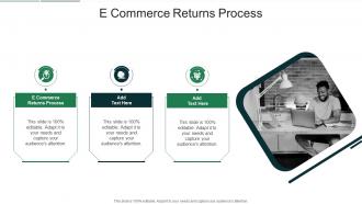 E Commerce Returns Process In Powerpoint And Google Slides Cpb