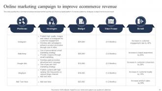 E Commerce Revenue Powerpoint PPT Template Bundles