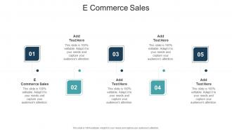 E Commerce Sales In Powerpoint And Google Slides Cpb