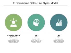 E commerce sales life cycle model ppt powerpoint presentation ideas master slide cpb