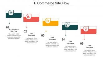 E Commerce Site Flow Ppt Powerpoint Presentation Diagrams Cpb