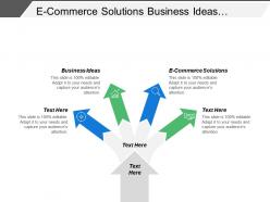 e_commerce_solutions_business_ideas_business_opportunities_business_budget_cpb_Slide01