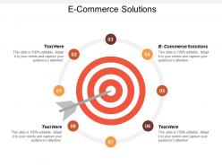 E commerce solutions ppt powerpoint presentation infographic template introduction cpb