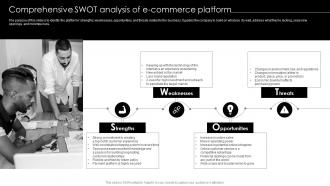 E Commerce Start Up Business Plan Comprehensive SWOT Analysis Of E Commerce Platform BP SS