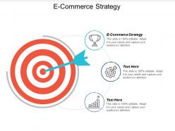 E commerce strategy ppt powerpoint presentation gallery deck cpb