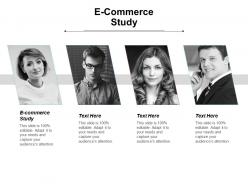 E commerce study ppt powerpoint presentation gallery example file