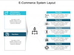 E commerce system layout ppt powerpoint presentation infographic template picture cpb