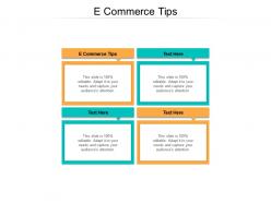 E commerce tips ppt powerpoint presentation gallery master slide cpb