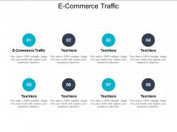 E commerce traffic ppt powerpoint presentation file gridlines cpb