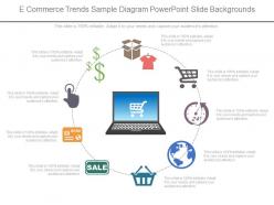 E commerce trends sample diagram powerpoint slide backgrounds