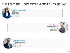 E commerce website design proposal powerpoint presentation slides