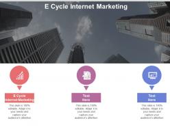 E cycle internet marketing ppt powerpoint presentation gallery icons cpb
