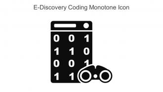 E Discovery Coding Monotone Icon In Powerpoint Pptx Png And Editable Eps Format