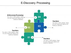 E discovery processing ppt powerpoint presentation gallery ideas
