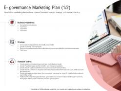 E governance marketing plan new electronic government processes ppt inspiration