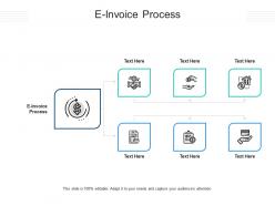 E invoice process ppt powerpoint presentation model inspiration cpb