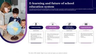 E Learning And Future Of School Education System