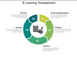 E learning development ppt powerpoint presentation infographic template slide cpb