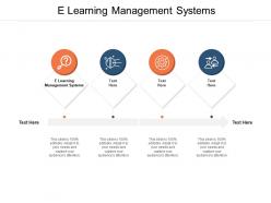 E learning management systems ppt powerpoint pictures graphics cpb