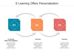 E learning offers personalization ppt powerpoint presentation icon influencers cpb