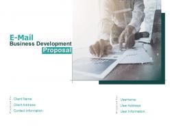E Mail Business Development Proposal Powerpoint Presentation Slides