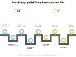 E mail campaign half yearly roadmap action plan