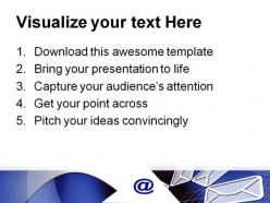 E mail internet powerpoint templates and powerpoint backgrounds 0611