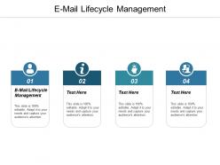 E mail lifecycle management ppt powerpoint presentation gallery rules cpb