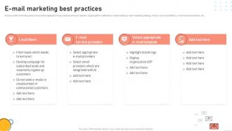 E Mail Marketing Best Practices Ppt Introduction