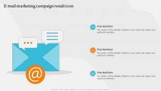 E Mail Marketing Campaign Result Icon