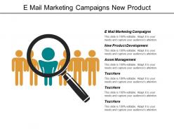 E mail marketing campaigns new product development asset management cpb