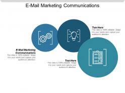 E mail marketing communications ppt powerpoint presentation gallery samples cpb