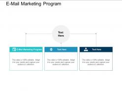 E mail marketing program ppt powerpoint presentation outline pictures cpb